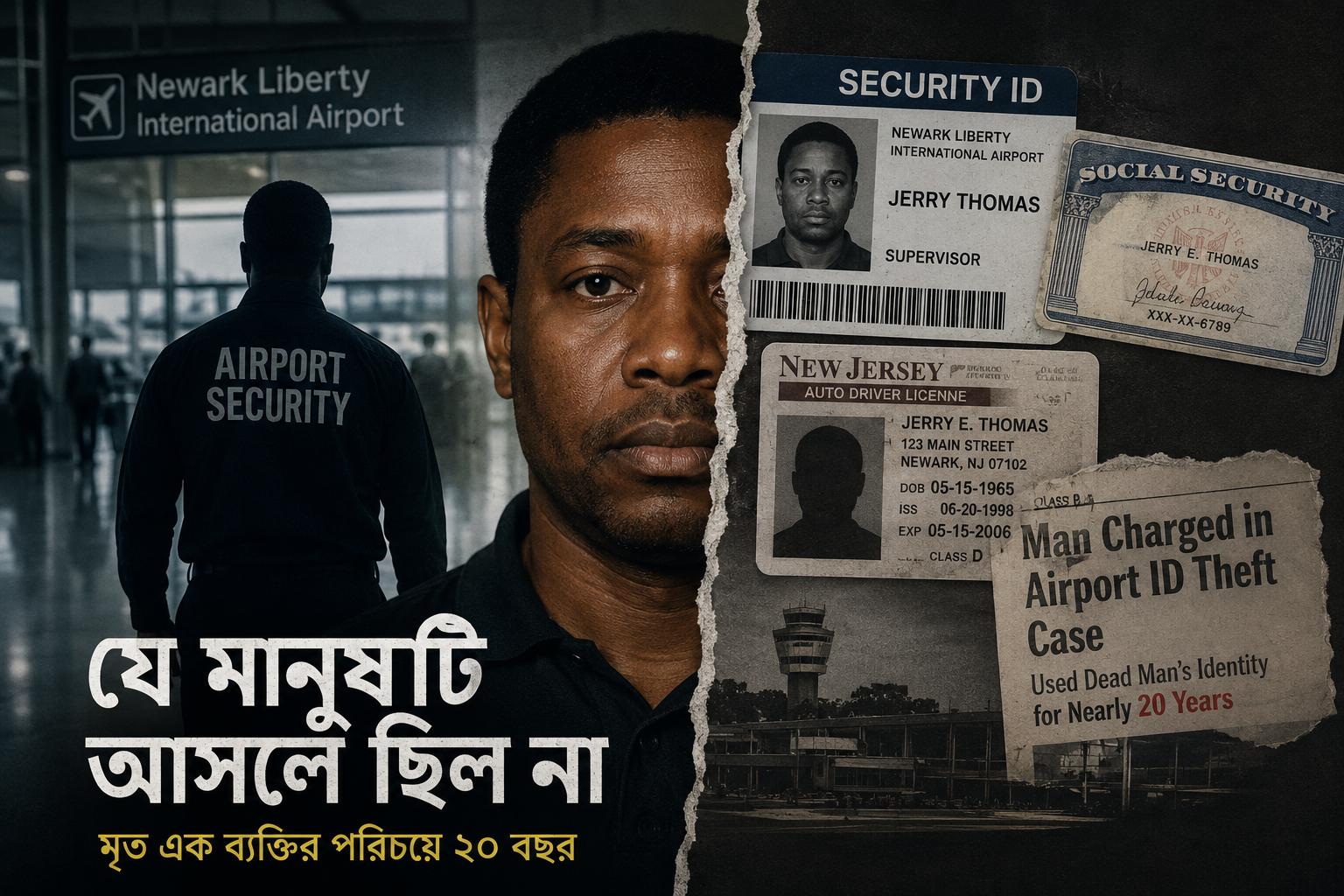 🕵️ যে মানুষটি আসলে ছিল না: মৃত এক ব্যক্তির পরিচয়ে ২০ বছর