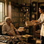 মেজরের ড্রয়িংরুম ও রজনীর প্রবেশ